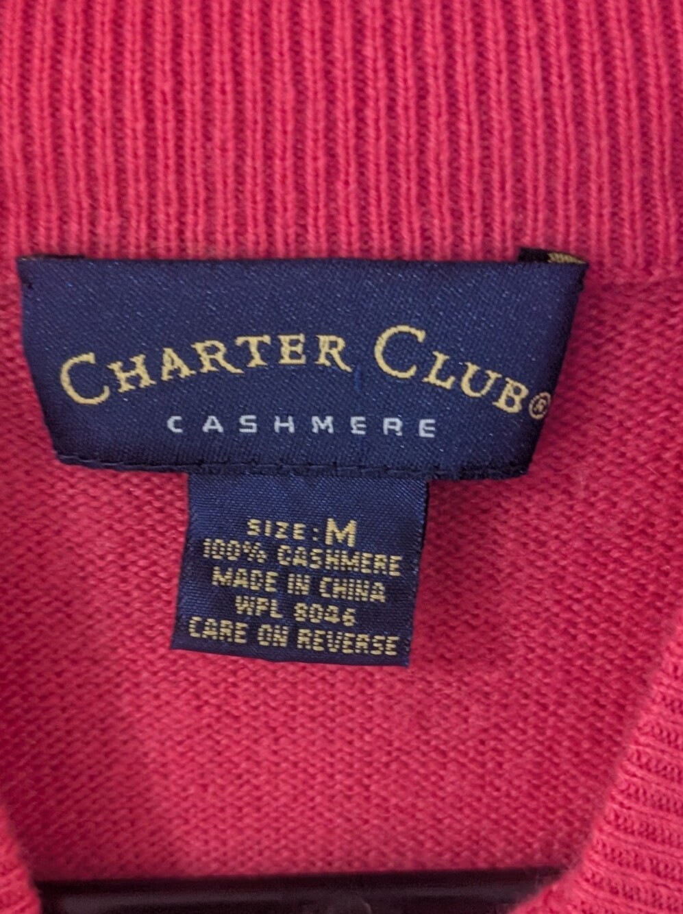 Charter Club Coral Mock Neck Sweater